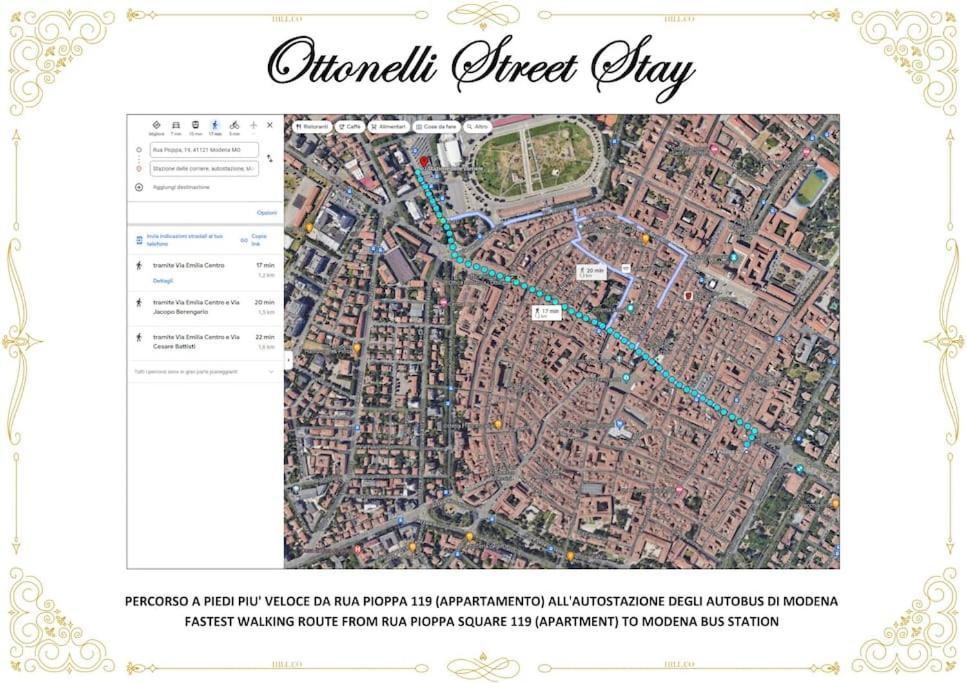 Ottonelli Street Stay- Wifi Fibra Free Tra Storchi & Centro Storico Modena Eksteriør billede