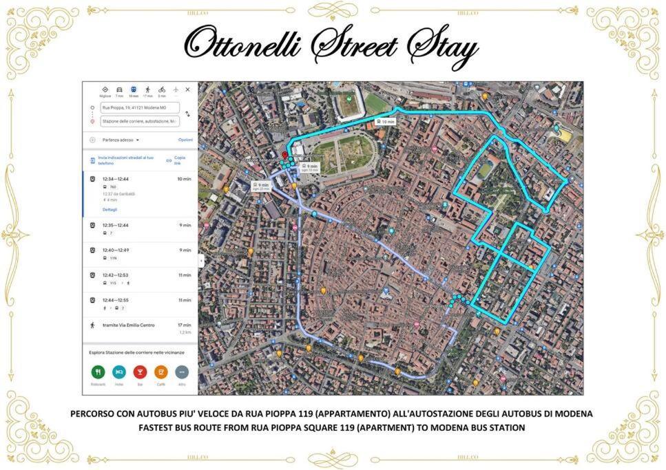 Ottonelli Street Stay- Wifi Fibra Free Tra Storchi & Centro Storico Modena Eksteriør billede